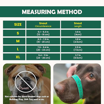 Dog Muzzle for Large Dogs – Breathable Air Mesh Muzzle for Large Sized Dog